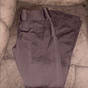 Dark brown No Boundaries dress slacks.